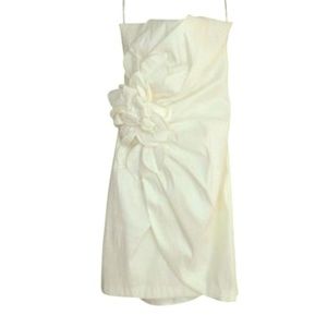 Beautiful White Jessica McClintock Cocktail Dress